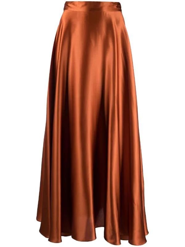 Sage Green Maxi Skirt view 3
