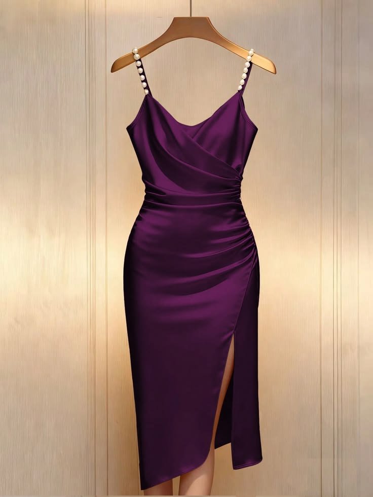 Satin Slip Dinner Dress
